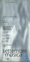 Libretto di sala - 1999 - Coro e Orchestra dell'Accademia del Santo Spirito