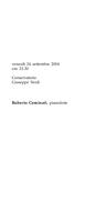 Libretto di sala - 2004 - Roberto Cominati