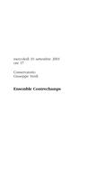 Libretto di sala - 2003 - Töru Takemitsu