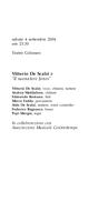 Libretto di sala - 2004 - Vittorio De Scalzi è "Il suonatore Jones"
