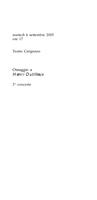 Libretto di sala - 2005 - Omaggio a Henri Dutilleux. 3° concerto