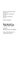 Libretto di sala - 2004 - Kerala, India del sud. TEYYAM, Rituale danzato del Malabar