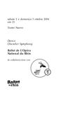 Libretto di sala - 2004 - Dance, Chamber Symphony
