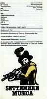 Libretto di sala - 1981 - Orchestra Sinfonica e Coro di Torino della RAI