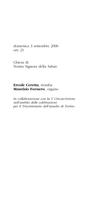 Libretto di sala - 2006 - Ercole Ceretta e Maurizio Fornero