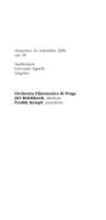 Libretto di sala - 2006 - Orchestra Filarmonica di Praga