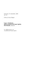 Libretto di sala - 2006 - Coro e Orchestra dell'Accademia del Santo Spirito