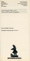 Libretto di sala - 1982 - Coro di Radio Cracovia