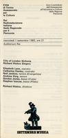 Libretto di sala - 1982 - City of London Sinfonia e Richard Hickox Singers