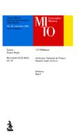 Libretto di sala - 2012 - 150° Debussy. Primo incontro