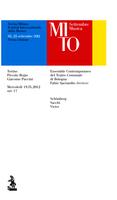 Libretto di sala - 2012 - Ensemble Contemporaneo del Teatro Comunale di Bologna