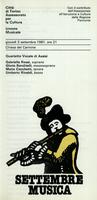 Libretto di sala - 1981 - Quartetto Vocale di Assisi