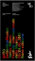 Libretto di sala - 2015 - Il Senso e il Tempo. Raccontare di nuovo la Passione. Primo incontro