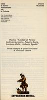 Libretto di sala - 1983 - Premio I Solisti di Torino: Ludovico Lessona, Roberto Forte, Luciano Moffa, Umberto Egaddi. Prima rassegna di giovani complessi di musica da camera (29, 30 e 31 agosto 1983)