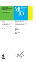 Libretto di sala - 2013 - Quintetto di ottoni dell'Orchestra Sinfonica Nazionale della Rai