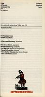 Libretto di sala - 1984 - Orchestra e Coro Pro Musica Köln