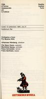 Libretto di sala - 1984 - Orchestra e Coro Pro Musica Köln