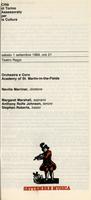 Libretto di sala - 1984 - Orchestra e Coro Academy of St. Martin-in-the-Fields