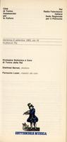 Libretto di sala - 1985 - Orchestra Sinfonica e Coro della RAI di Torino