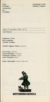 Libretto di sala - 1986 - Orchestra e Coro dell'Accademia Stefano Tempia