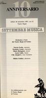 Libretto di sala - 1987 - Orchestra e Coro del Teatro Regio di Torino