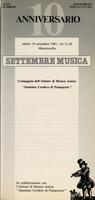 Libretto di sala - 1987 - Compagnia dell'Istituto di Musica Antica Stanislao Cordero di Pamparato