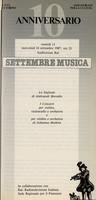 Libretto di sala - 1987 - Le Sinfonie de Aleksandr Borodin e i Concerti per violino, violoncello e orchestra di Johannes Brahms