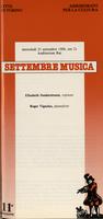 Libretto di sala - 1988 - Elisabeth Soederstroem e Roger Vignoles