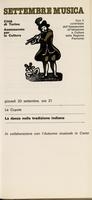 Libretto di sala - 1979 - La danza nella tradizione indiana
