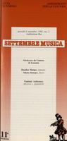 Libretto di sala - 1988 - Orchestra da Camera di Losanna