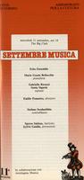 Libretto di sala - 1988 - Echo Ensemble