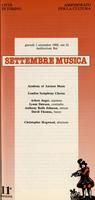 Libretto di sala - 1988 - Academy of Ancient Music e London Symphony Chorus