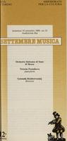 Libretto di sala - 1989 - Orchestra Sinfonica di Stato di Mosca