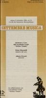 Libretto di sala - 1989 - Orchestra e Coro dell'Accademia Corale Stefano Tempia