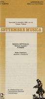 Libretto di sala - 1989 - Quintetto dell'Orchestra Roberto Grandio di Madrid