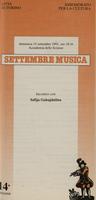 Libretto di sala - 1991 - Incontro con Sofija Gubajdulina