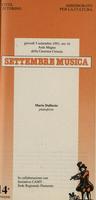 Libretto di sala - 1991 - Mario Dalbesio