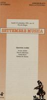 Libretto di sala - 1991 - Quartetto Arditti