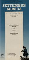 Libretto di sala - 1993 - Orchestra da Camera d'Ivrea