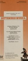 Libretto di sala - 1991 - Orchestra Sinfonica e Coro di Torino della RAI e Coro del Teatro Regio di Torino