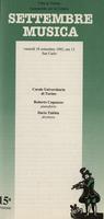 Libretto di sala - 1992 - Corale Universitaria di Torino