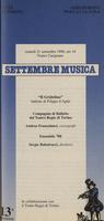 Libretto di sala - 1990 - Il Gridelino