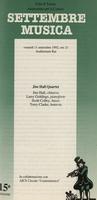 Libretto di sala - 1992 - Jim Hall Quartet