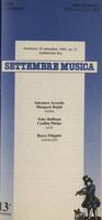 Libretto di sala - 1990 - Accardo, Batjer, Hoffman, Phelps e Filippini