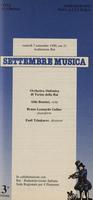 Libretto di sala - 1990 - Orchestra Sinfonica di Torino della RAI
