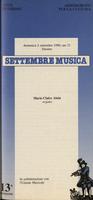 Libretto di sala - 1990 - Marie-Claire Alain