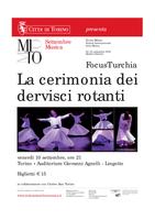 La cerimonia dei dervisci rotanti