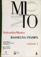 Rassegna stampa MITO Settembre Musica 2007 volume I