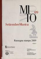 Rassegna stampa MITO Settembre Musica 2009 volume I